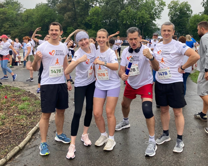 Drużyna HydroBIM na Poland Business Run 2025