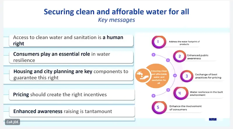 water first
