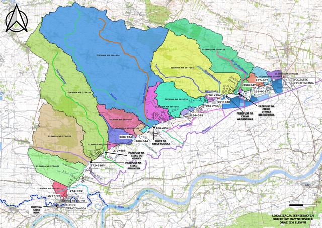 wyznaczanie zlewni rzeczywistej